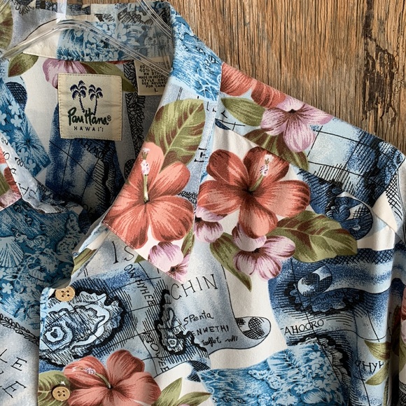 Pau Hana Hawaii Aloha Shirt - Large - Picture 2 of 13